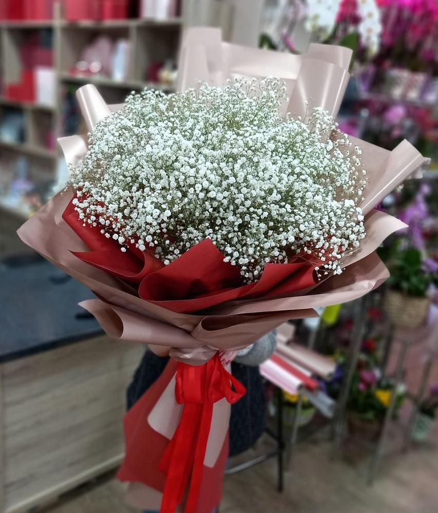 Букет Белые хлопья в Новом Хушете Букет цветов из: Гипсофила в Новом Хушете