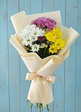 Букет цветов из:  Хризантемы #REPLACE_PRED# Новом Хушете