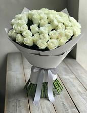 Букет 35 Белых роз #REPLACE_PRED# Новом Хушете
