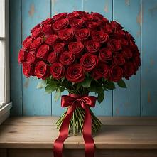 Букет Красные розы Блэк Меджик в Новом Хушете