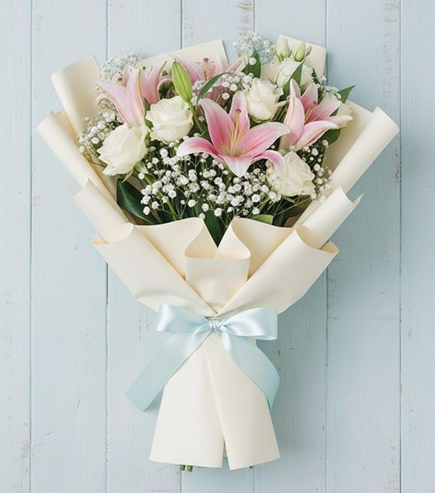 Букет цветов из: Лилии в Новом Хушете