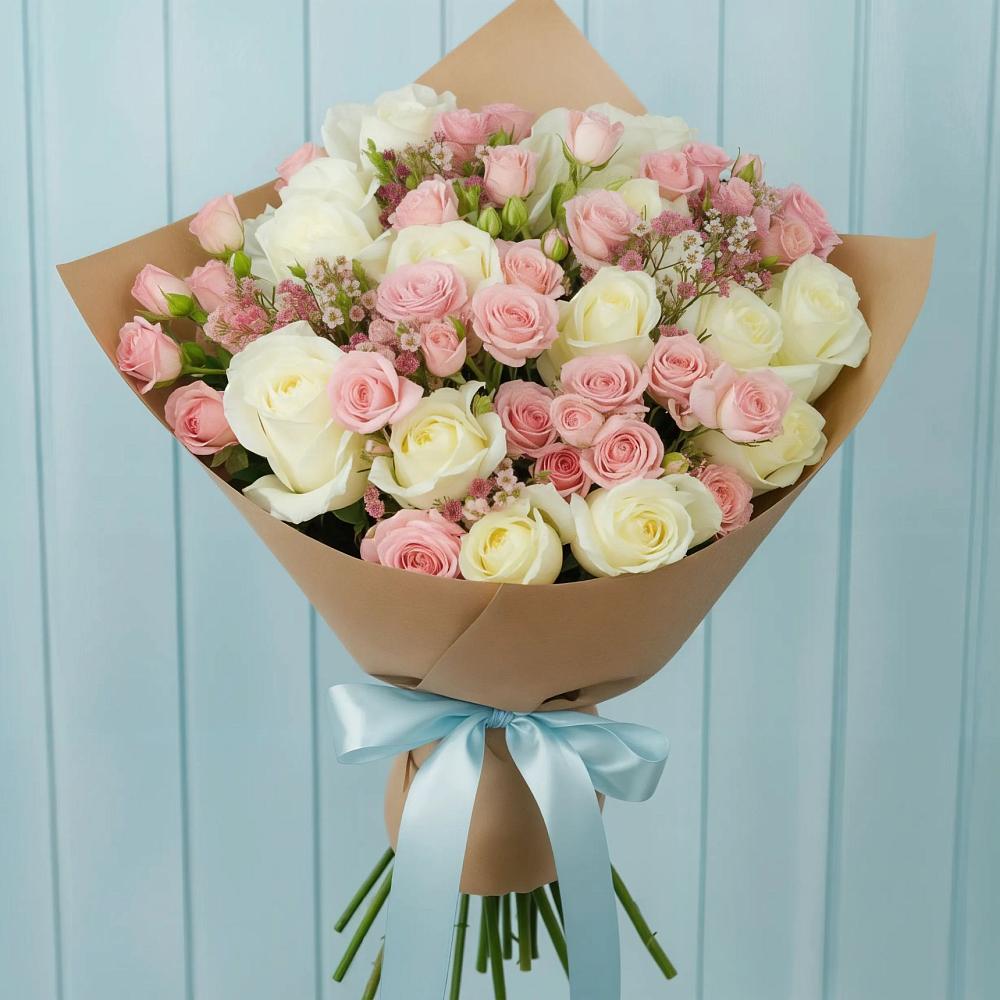 Букет цветов из: Розы в Новом Хушете