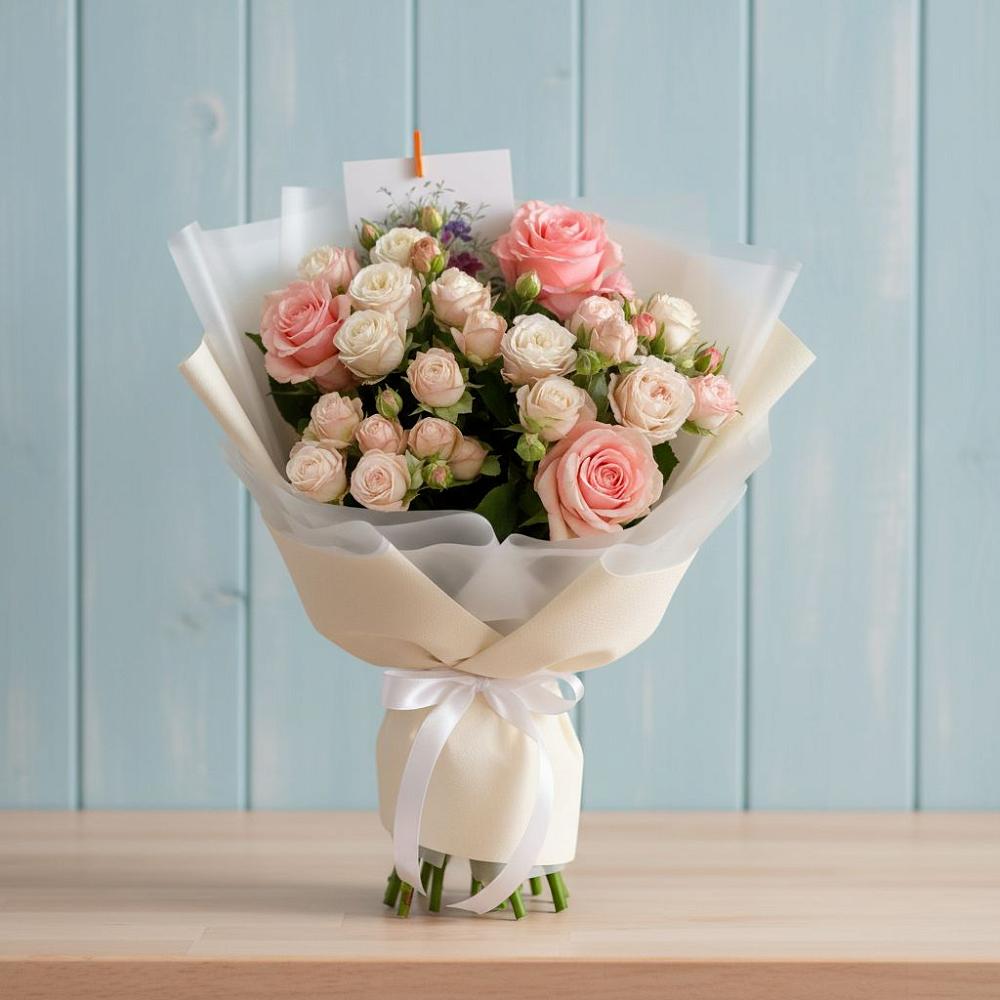 Букет цветов из: Розы в Новом Хушете