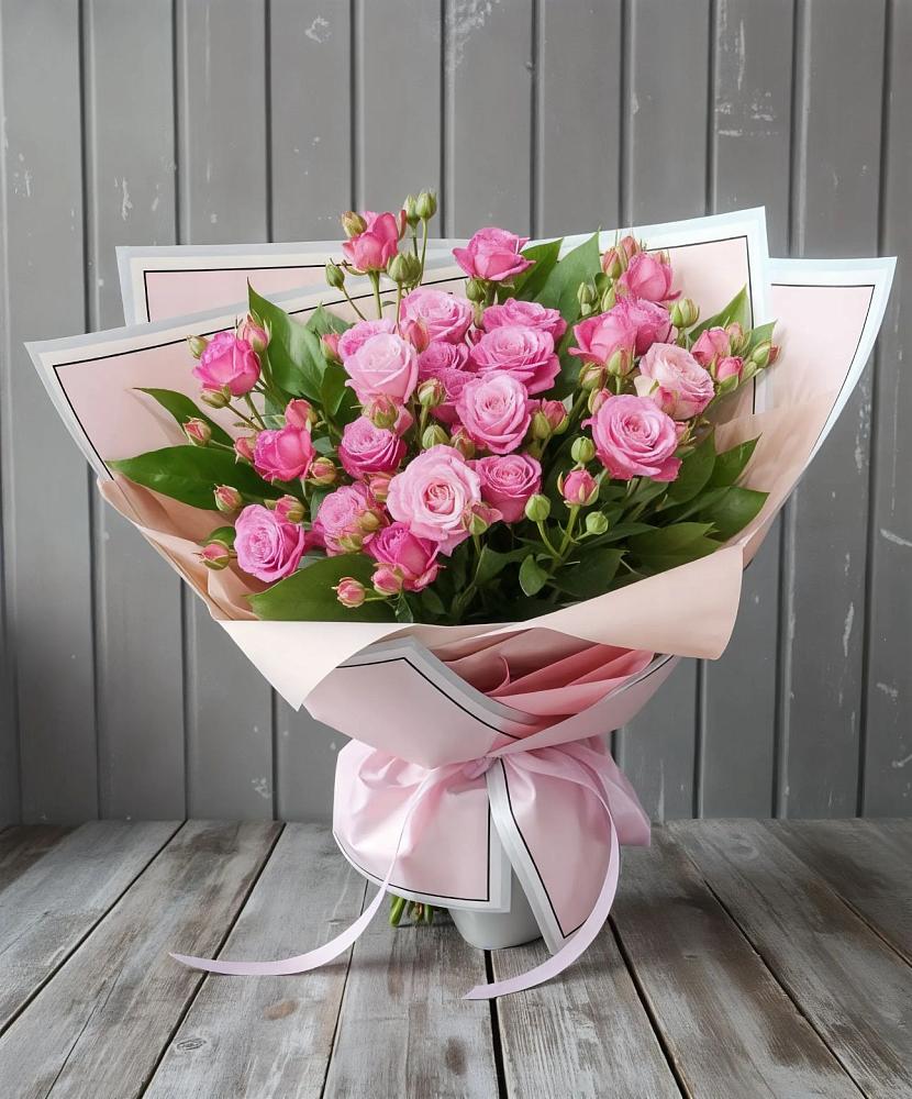 Букет Розовый кустик в Новом Хушете