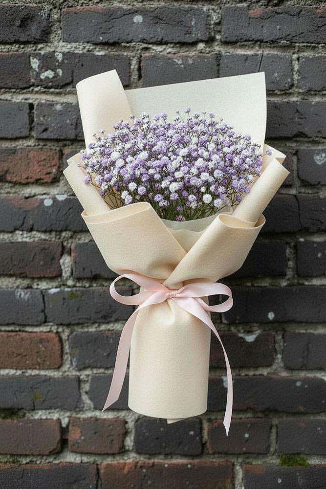 Букет цветов из: Гипсофила в Новом Хушете