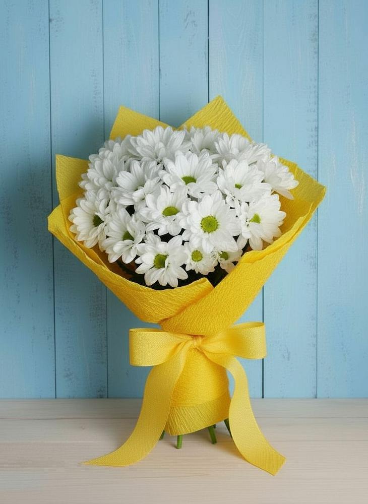 Букет цветов из: Хризантемы в Новом Хушете