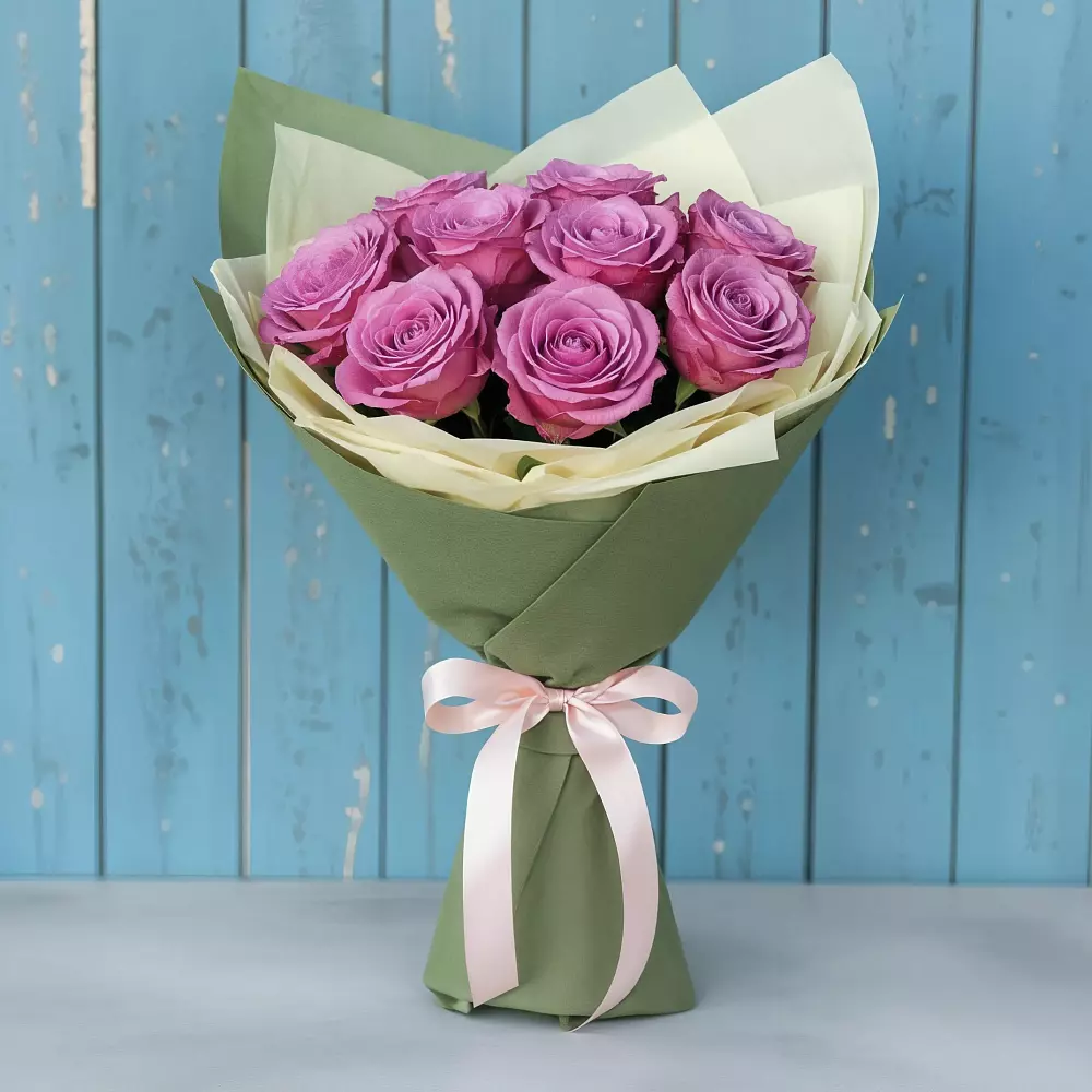 Букет Розы Фёрст Леди в Новом Хушете