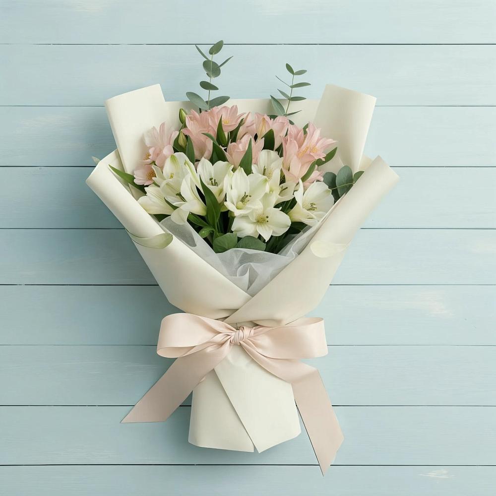 Букет цветов из: Альстромерии в Новом Хушете