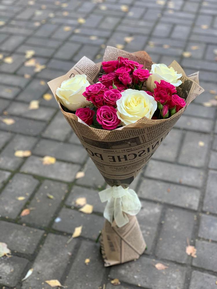 Букет цветов из: Розы в Новом Хушете