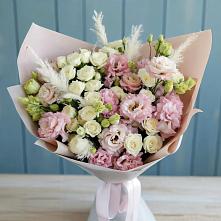 Букет цветов из:  Альстромерии и Розы #REPLACE_PRED# Новом Хушете