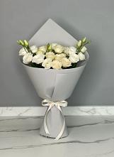 Букет цветов из:  Розы и Лизиантусы в Новом Хушете